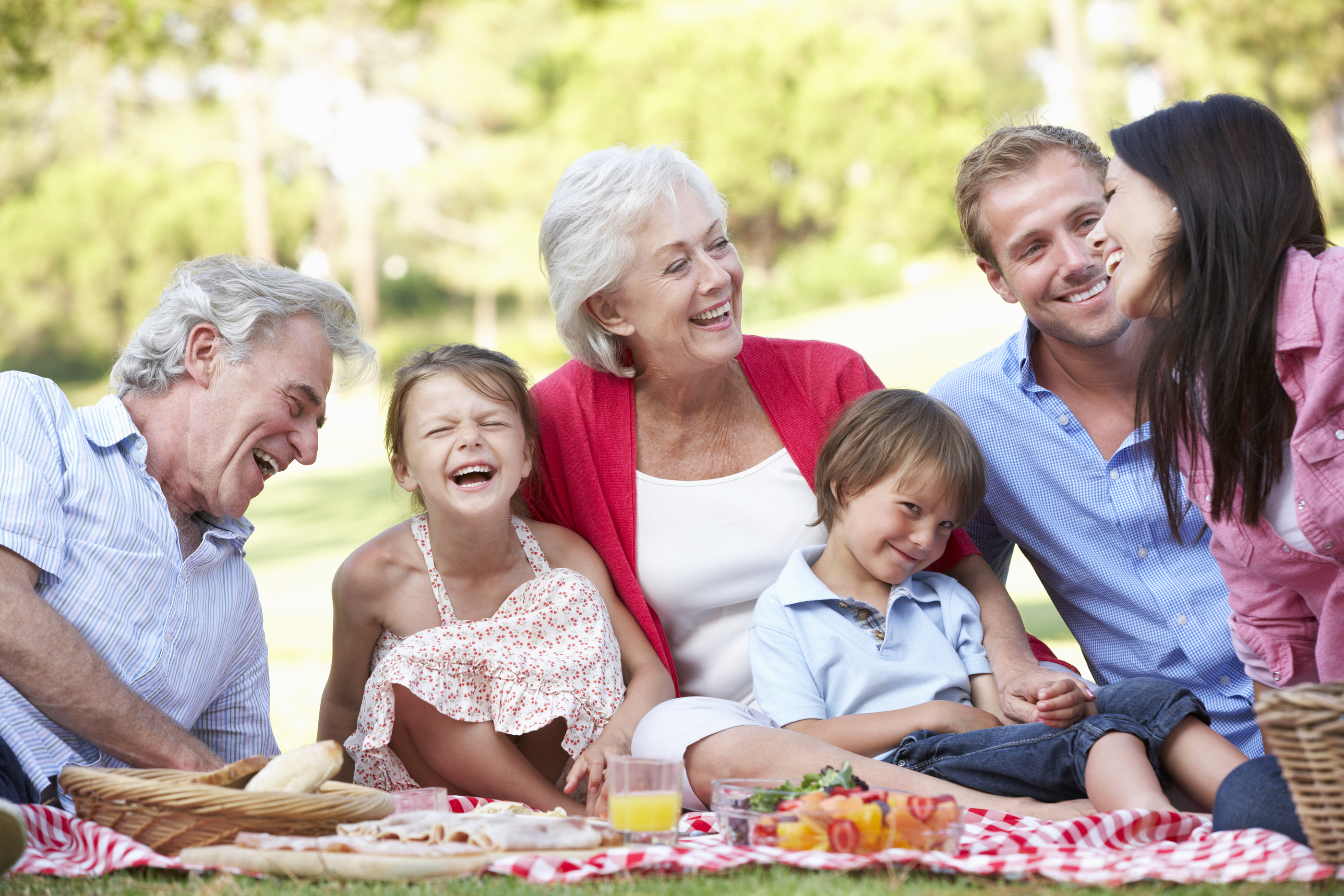 Multi Generation Family Enjoying Picnic Together | Calabasas Style Magazine