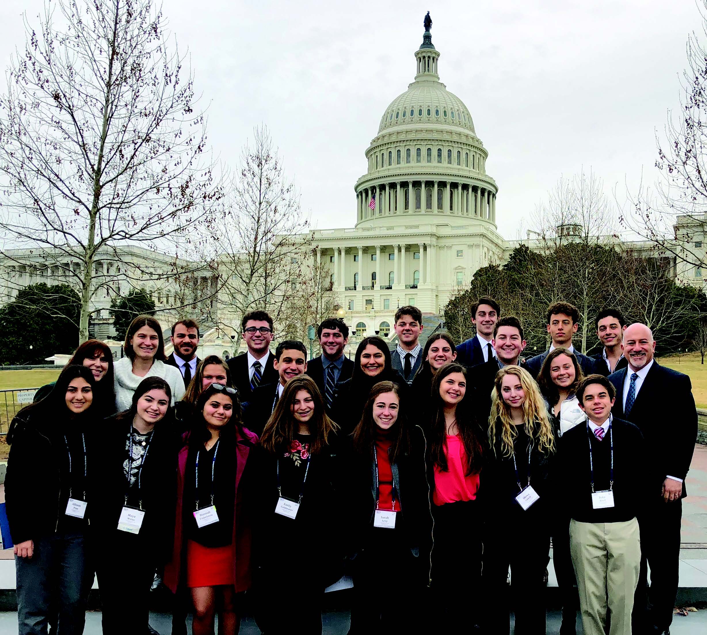 Jewish High School Students Take Action in Washington, D.C.