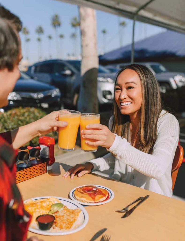 dining outside