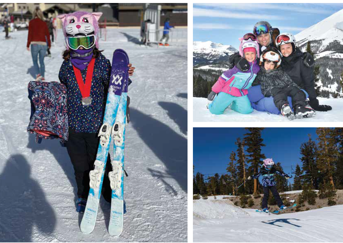 Calabasas Girl Skis to the Top