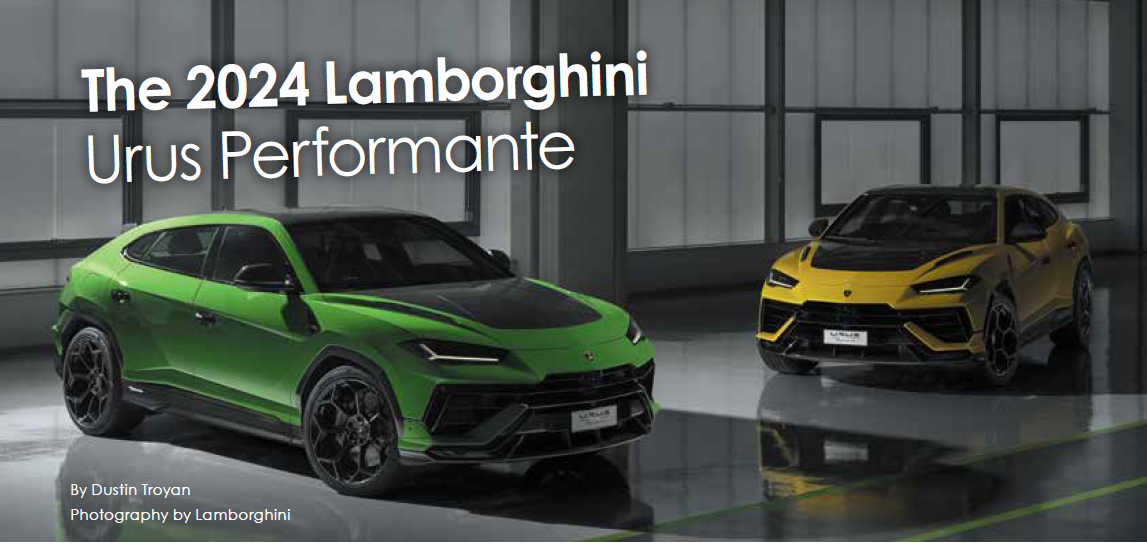 The 2024 Lamborghini Urus Performante