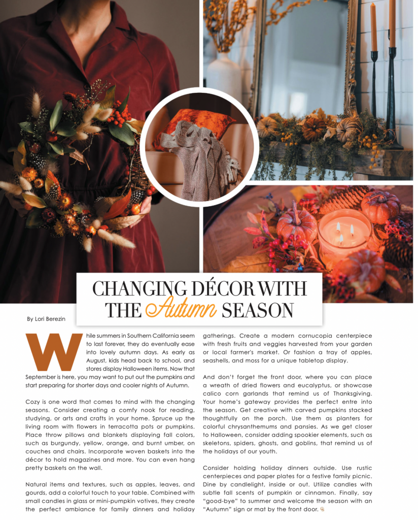 2024 Changing Decor With The Autumn Season