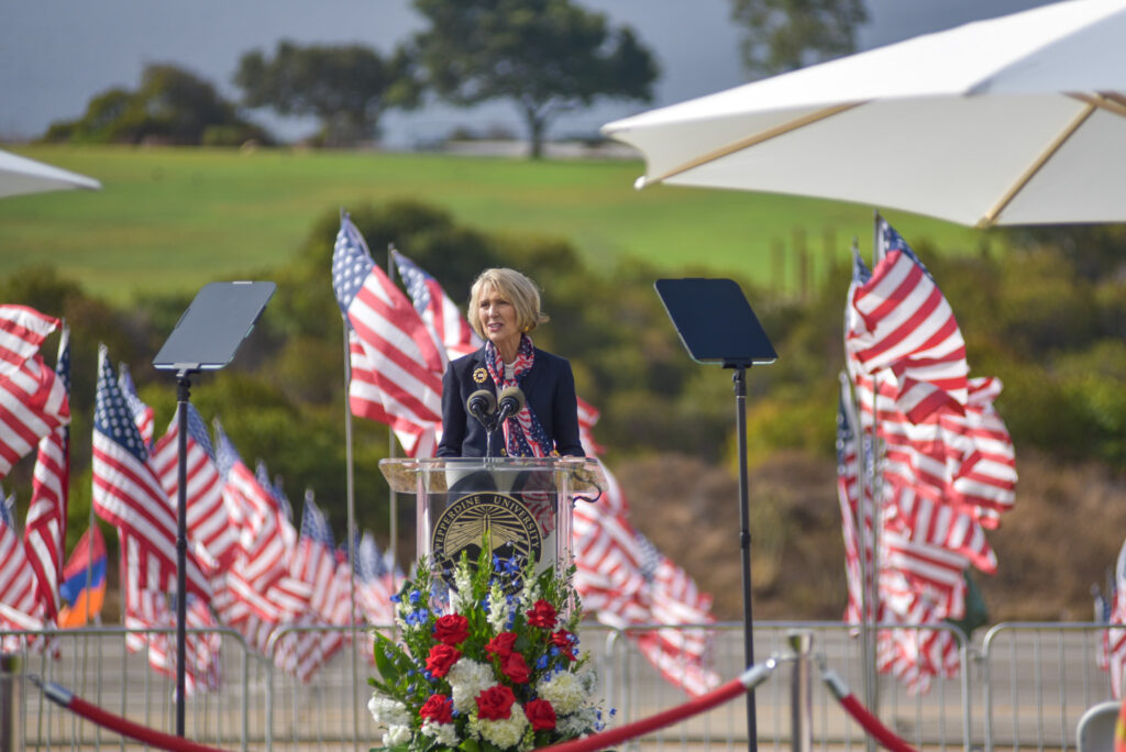 01 9 11 Ceremony at Pepperdine SamBravo